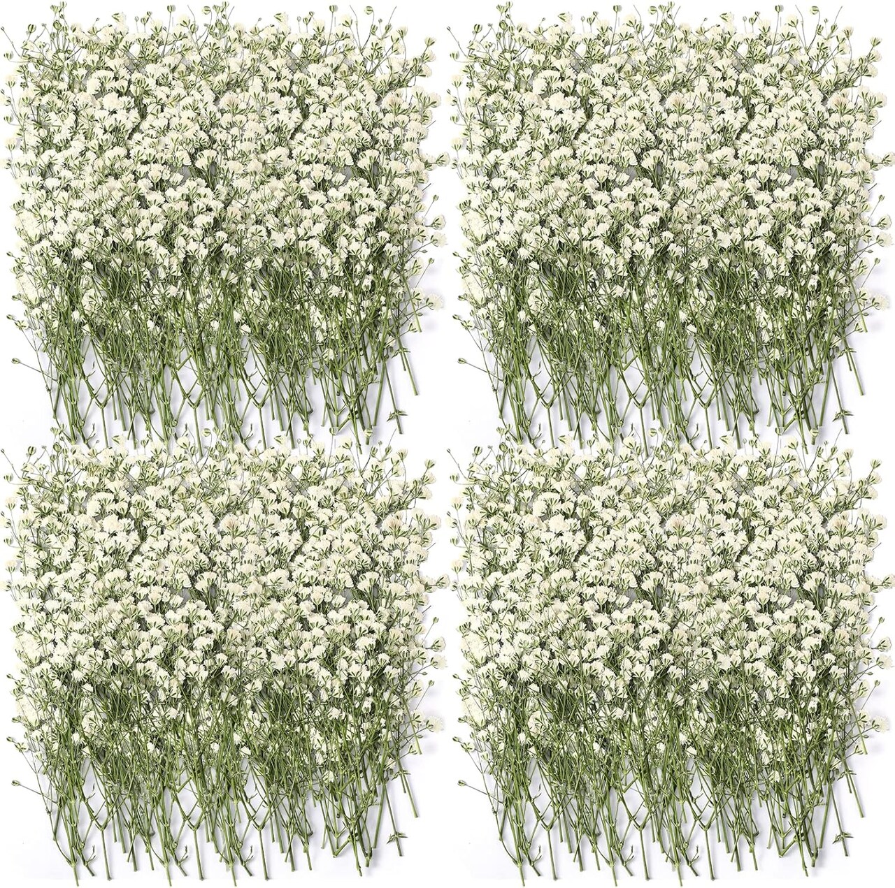 200pcs Mini Dried Baby’s Breath Flowers – Natural Pressed Gypsophila for Wedding Invitations, Card Making, Resin Art, Candles & DIY Home Party Decor